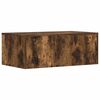 vidaXL Bureau mural Ch&ecirc;ne fum&eacute; 80 x 45 x 30 cm Bois d'ing&eacute;nierie