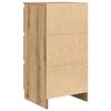 vidaXL Buffet ch&ecirc;ne artisanal 37,5x35x76 cm bois d'ing&eacute;nierie