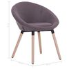 vidaXL Chaises &agrave; manger lot de 6 taupe tissu