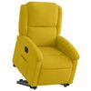 vidaXL Fauteuil inclinable &eacute;lectrique jaune Velours