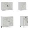 vidaXL Ensemble d'armoires de cuisine 7 pcs Kalmar bois d'ing&eacute;nierie