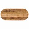 vidaXL Dessus de table 120x50x2,5cm ovale bois massif de manguier brut