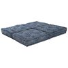 vidaXL Canap&eacute; modulaire 2 pcs Impression Indigo 140 x 70 x 36 cm tissu