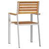 vidaXL Chaise de jardin 2 pcs Huile Naturelle Bois d'Acacia Massif