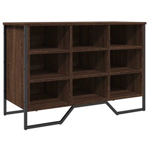 vidaXL Armoire &agrave; chaussures ch&ecirc;ne marron 90x38x61,5 cm bois ing&eacute;nierie