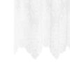 vidaXL Rideau en Dentelle Floral Blanc 200 x 400 cm Polyester