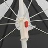 vidaXL Parasol de jardin avec m&acirc;t en acier anthracite 180 cm