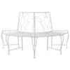 vidaXL Banc d'Arbre 4-Nombre de places 160 x 80 x 89 cm Acier