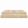 vidaXL Cadre de lit avec rangement avec tiroir Ch&ecirc;ne Sonoma 200 cm