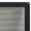 vidaXL Moustiquaire pliss&eacute;e &agrave; fen&ecirc;tre Aluminium Anthracite 120x120 cm