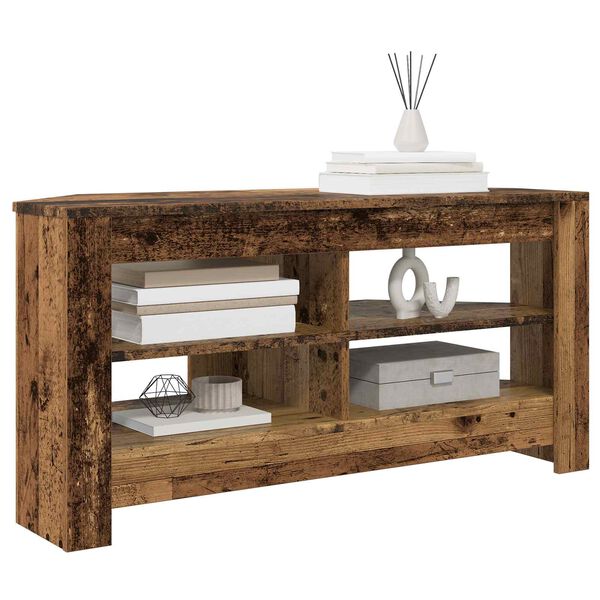 vidaXL MeubleTVd'Angle Bois Ancien 102 x 40,5 x 45 cm