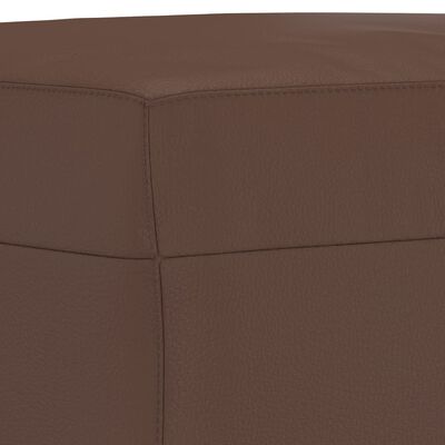 vidaXL Banc Marron 100x35x41 cm Similicuir