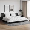 vidaXL Couette avec Oreillers 3 pcs Blanc Microfibre et Plumes D'oie