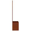 vidaXL &Eacute;cran de confidentialit&eacute; de jardin Floral Rouill&eacute; 50 x 140 cm