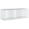 vidaXL Panier gabion avec couvercle 300x100x100 cm fer galvanis&eacute;
