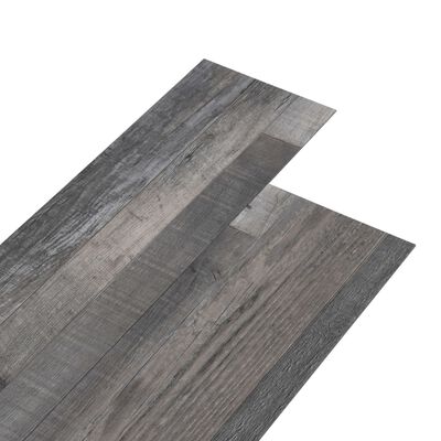 vidaXL Dalles de plancher PVC 4,46 m² 3 mm autoadhésif bois industriel