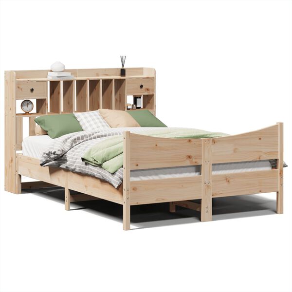 vidaXL Cadre de lit sans matelas 160x200 cm bois massif de pin