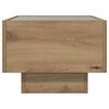 vidaXL Table basse ch&ecirc;ne artisanal 40 x 40 x 30 cm Bois d'ing&eacute;nierie