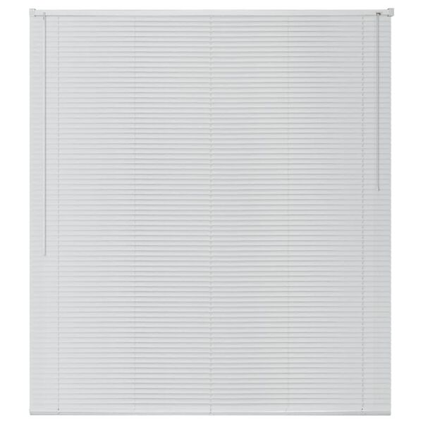 vidaXL Store Aluminium 140 x 160 cm Blanc