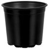 vidaXL Pot &agrave; fleurs 200 pcs Noir &Oslash; 15 x 13 cm Plastique