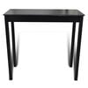 Set de 1 table de bar et 4 tabourets noir