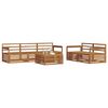 vidaXL Ensemble de canap&eacute;s d'ext&eacute;rieur 6 pcs Naturel