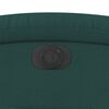 vidaXL Fauteuil inclinable &eacute;lectrique Vert fonc&eacute; Tissu