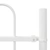 vidaXL Cl&ocirc;ture de jardin Blanc 1,7 x 1,5 m Acier rev&ecirc;tu de poudre