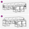 vidaXL Ensemble de canap&eacute;s d'ext&eacute;rieur 8 pcs Gris Naturel et Clair