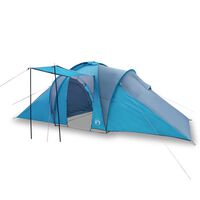 vidaXL Tente de camping 6 personnes bleu 576x238x193 cm taffetas 185T