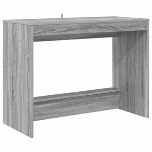 vidaXL Bureau de lit Sonoma gris Bois d'ing&eacute;nierie 100 x 45 x 75 cm
