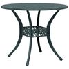 vidaXL Ensemble de bistro 3 pcs vert aluminium coul&eacute;