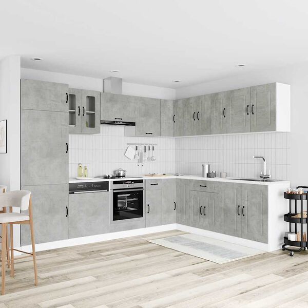 vidaXL Ensemble d'armoires de cuisine 14 pcs Kalmar bois d'ing&eacute;nierie