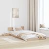 vidaXL Cadre de lit Marron 90 x 190 cm bois