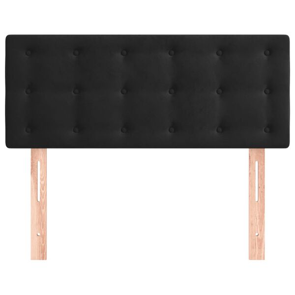 vidaXL T&ecirc;te de lit Noir 80x5x78/88 cm Velours