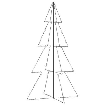 vidaXL Arbre de Noël cône 360 LED d'intérieur/d'extérieur 143x250 cm