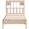 vidaXL Lit biblioth&egrave;que sans matelas 90x190 cm bois de pin massif