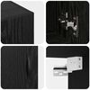 vidaXL Armoire Murale Ch&ecirc;ne noir 60 x 31 x 70 cm Bois d'ing&eacute;nierie