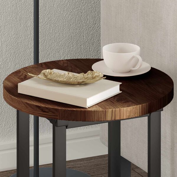 vidaXL Plateau de table Marron Clair &Oslash; 40 x 2,5 cm
