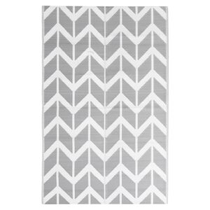 vidaXL Tapis d'ext&eacute;rieur ARAKIL Gris 160x230 cm PP