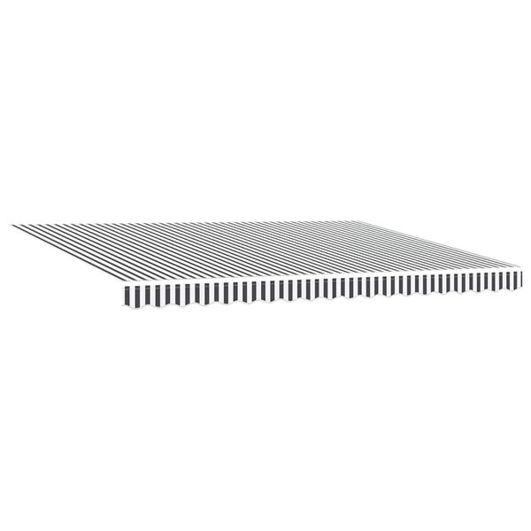 vidaXL Auvent r&eacute;tractable anthracite et blanc 4,5x3 m tissu/aluminium
