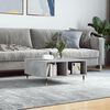 vidaXL Table basse gris b&eacute;ton 60x60x30 cm bois d'ing&eacute;nierie
