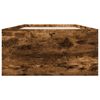 vidaXL Cadre de lit sans matelas ch&ecirc;ne fum&eacute; 90x190 cm