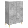 vidaXL Buffet Gris b&eacute;ton 66 x 34,5 x 95 cm Bois d'ing&eacute;nierie
