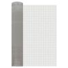 vidaXL &Eacute;cran en maille 60 x 500 cm 6 Mesh Acier Inoxydable 201 Argent&eacute;