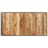vidaXL Table de salle &agrave; manger 180 cm Bois de manguier brut