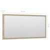 vidaXL Meubles de salle de bain ch&ecirc;ne sonoma bois d'ing&eacute;nierie