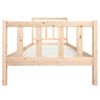 vidaXL Cadre de lit sans matelas bois massif 100x200 cm