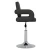vidaXL Chaises pivotantes &agrave; manger lot de 6 noir similicuir