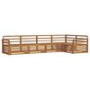 vidaXL Ensemble de canap&eacute;s d'ext&eacute;rieur 5 pc Naturel
